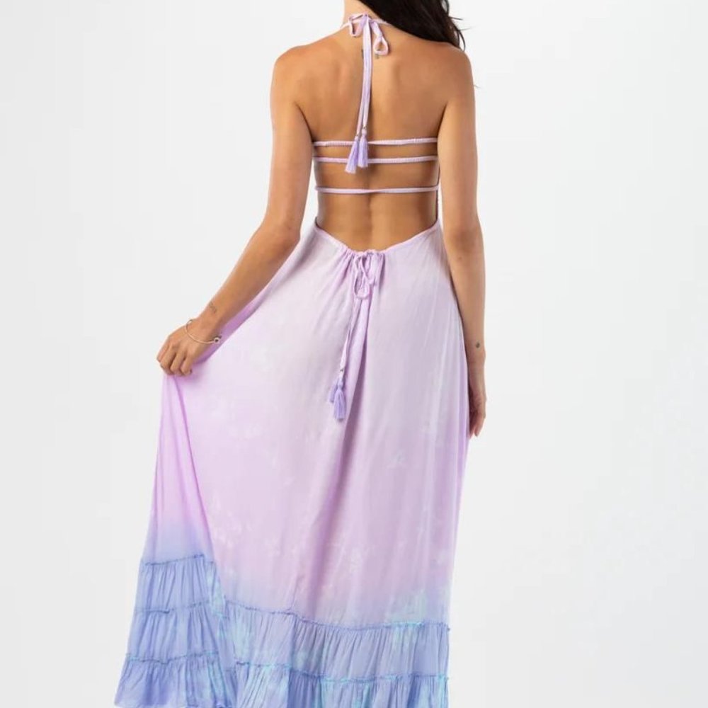 Tiare Hawaii Purple and Blue Swim Coverup - Picture 2 of 5